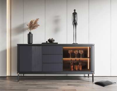 现代餐边柜3D模型下载